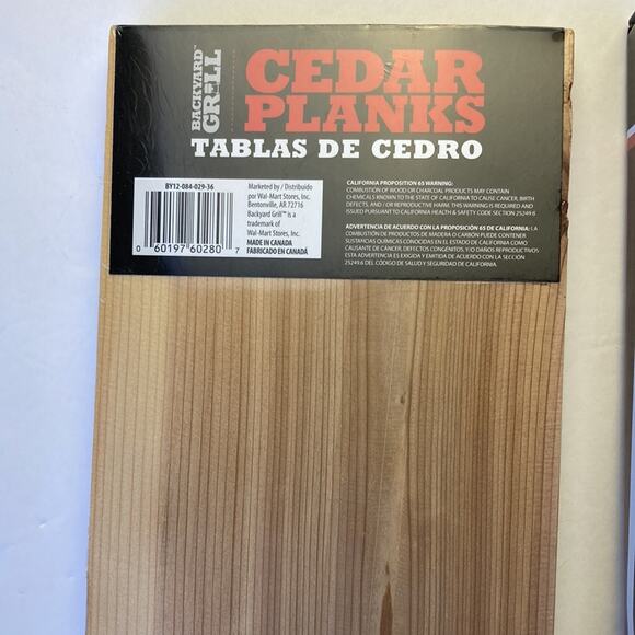 Barbecue Set - Grande Chef 3 Piece BBQ Tool Set plus 2 Cedar Planks - Picture 3 of 8